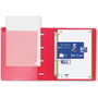 Oxford Europeanbinder Carpeta de Anillas 4 x 35mm Rojo con Recambio 100 Hojas A4+